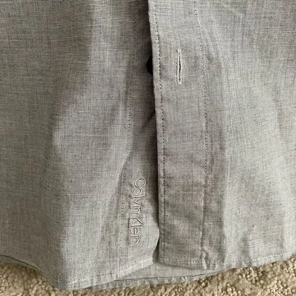 NWT Calvin Klein The Stretch-Cotton Shirt - Picture 8 of 12